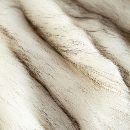 BATTILO HOME Luxury Ivory White Faux Fur Throw Blanket for Bed, Extra Large Super Soft Fluffy Cozy