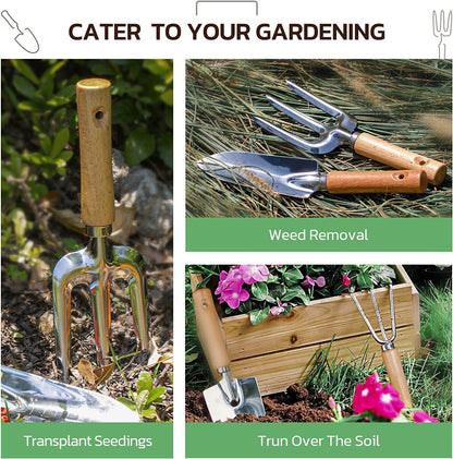 Gardening Tools 9-Piece Heavy Duty Garden Hand Tools with Fashion and Durable Garden Tools