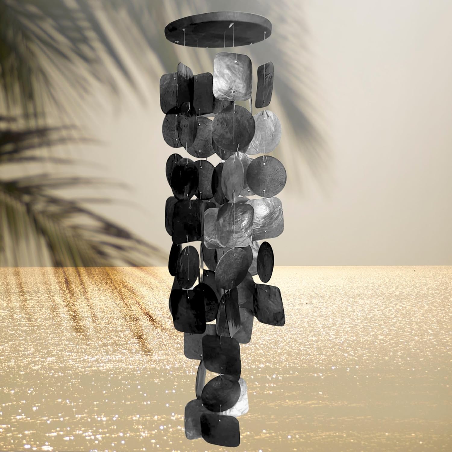 Bellaa 24995 Wind Chimes Outdoor, Garden Decorations, Musical, Indoor/Outside Windchimes, Beach