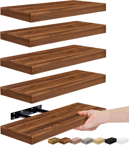 Sorbus Floating Shelves for Wall, Bathroom Shelves Wall Mounted for Kitchen, Bedroom, Living Room