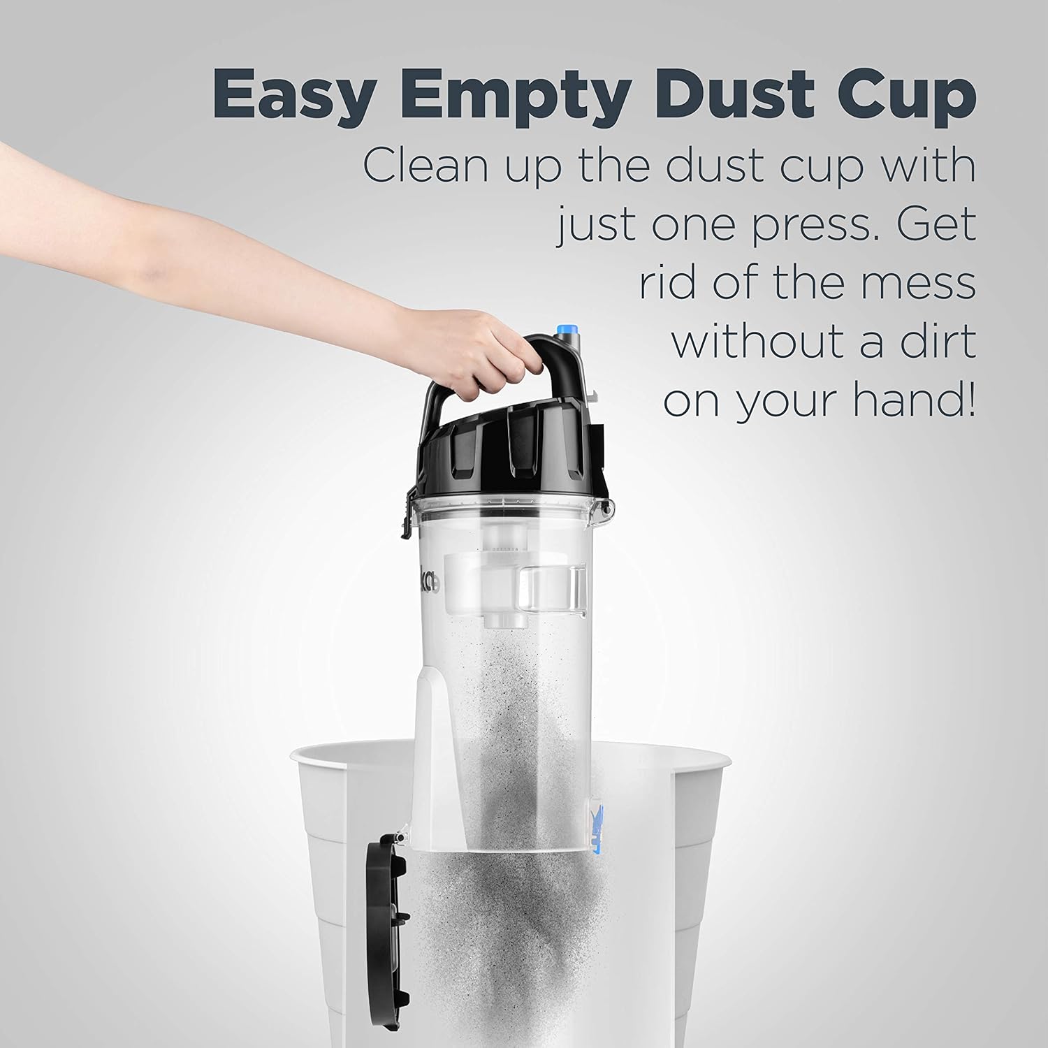 Eureka PowerSpeed Lightweight Upright Vacuum Cleaner for Carpet and Hard Floor, Powerful Bagless