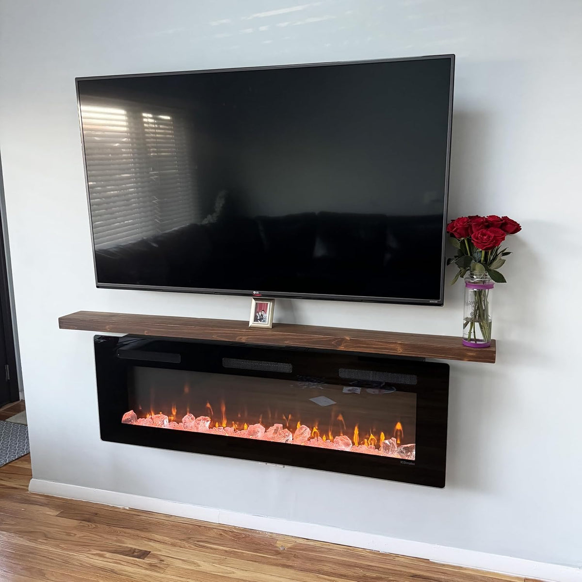 joelsantiques 72 Inch Wooden Floating Shelves for Wall - 72x6x2 in - Made of Natural Wood - Long