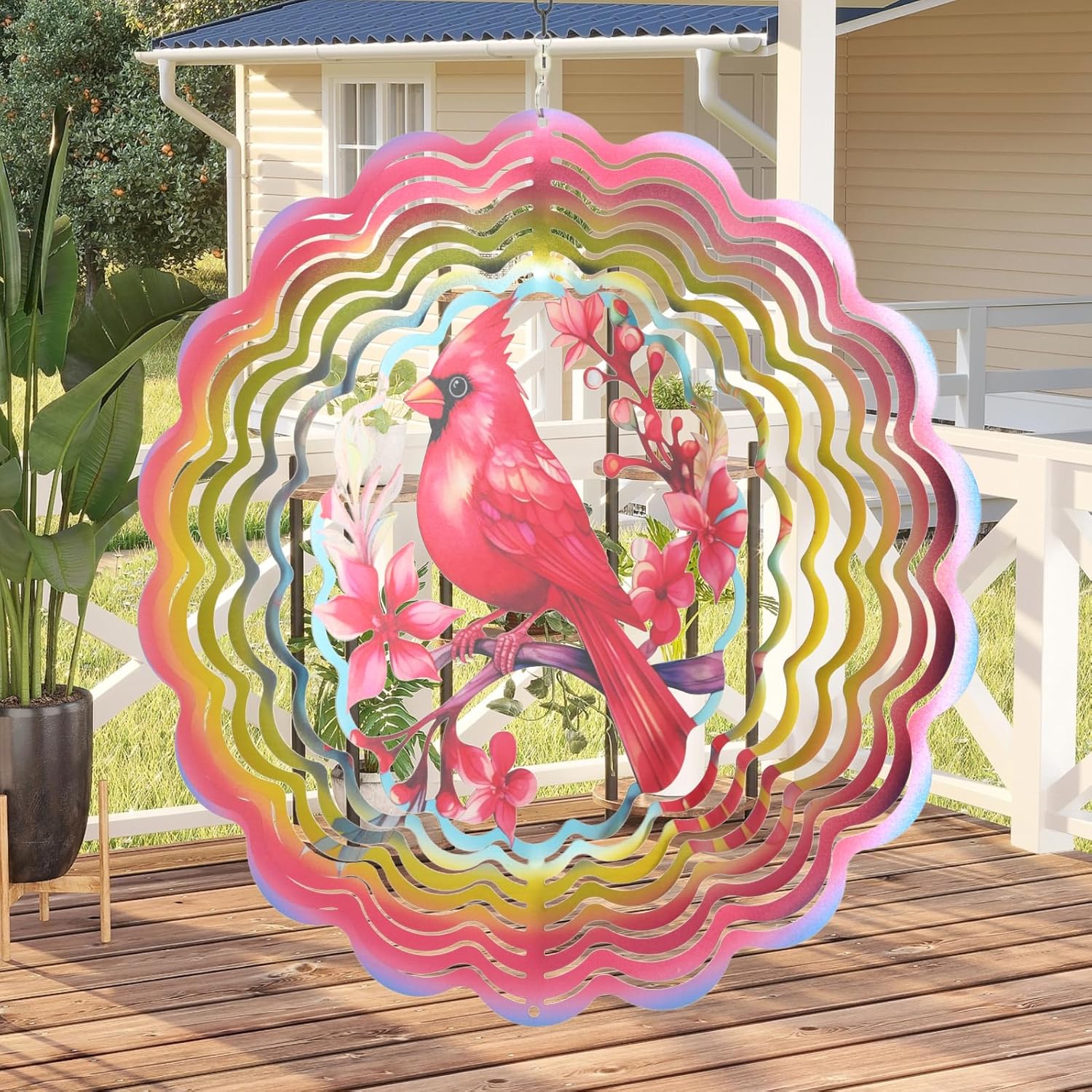 Wind Spinners Outdoor Cardinala Decorations - Birthday Gifts for Women Mom Grandma, Cardinala Deocr