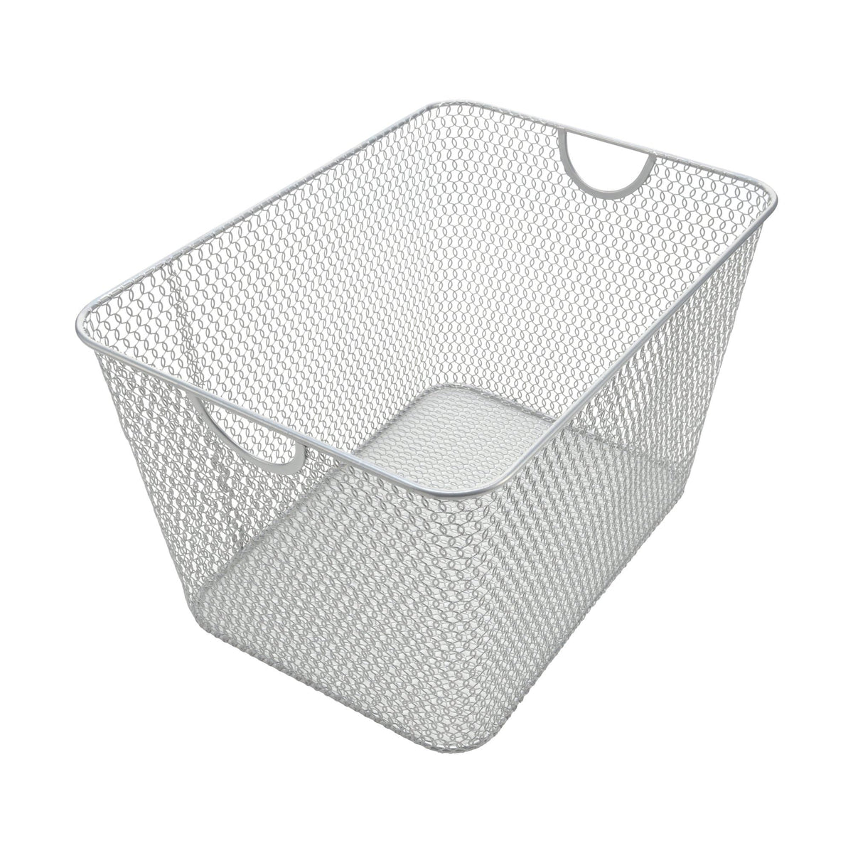 YBM Home Mesh Wire Storage Basket for Shelves, Pantry Organization, and Kitchen - Multipurpose