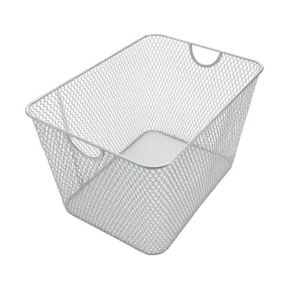 YBM Home Mesh Wire Storage Basket for Shelves, Pantry Organization, and Kitchen - Multipurpose