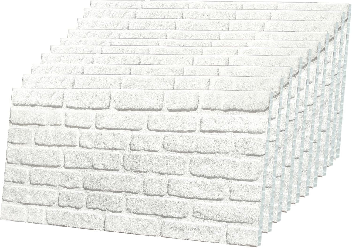 IZODEKOR 3D Stone Effect Wall Panels - Faux Stone Paneling for Living Room, Kitchen, Bathroom and