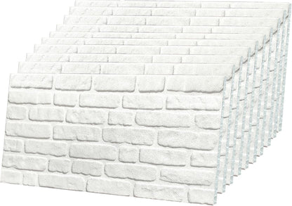 IZODEKOR 3D Stone Effect Wall Panels - Faux Stone Paneling for Living Room, Kitchen, Bathroom and
