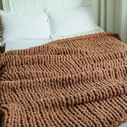 Chunky Knit Blanket - Luxury Soft Cozy 50 * 60 Throw Blanket,100% Woven Blanket Rope Knot Throw