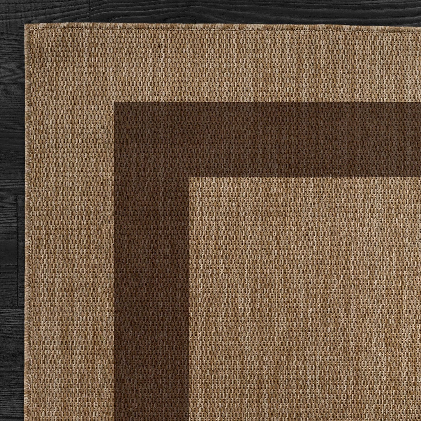 CAMILSON Outdoor Rug 6x9 - Modern Outside Rugs for Patios Porches Waterproof Durable Washable