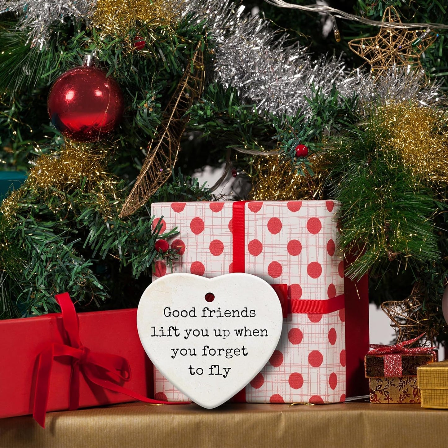 Friendship Gifts for Women, Best Friend, Funny, Work Besties, Sister, Friend Ornaments for Women