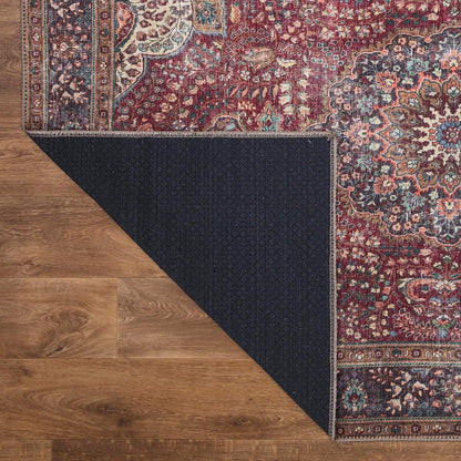 Keen Home Design 4x6 Rug - Machine Washable Area Rug with Non-Slip Backing, Ideal for Living Room