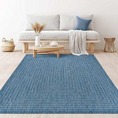 Adiva Rugs Outdoor Indoor Area Rug, Weather Resistant, Easy to Clean, Stain Resistant Floor Mat for
