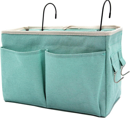 Bedside Caddy Bedside Hanging Storage Basket Multi-Function Organizer Caddy for Bunk and Hospital
