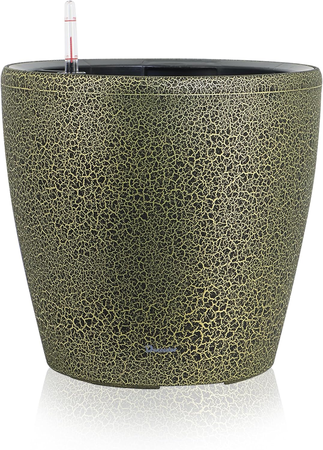 Dexceder 15x14 Self Watering Planter with Wheels Indoor Outdoor, Inner Pot Design, Thickened Large