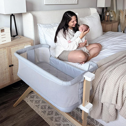 Newton Baby Bassinet & Bedside Sleeper with Mattress & Sheet - Ultra-Breathable & Completely