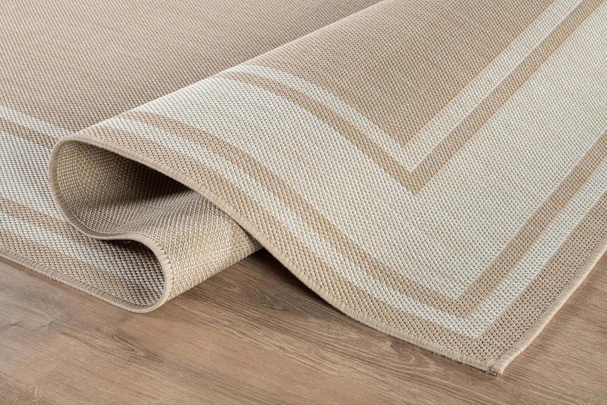 Beverly Rug Large Outdoor Rug 10x14 Modern Bordered Area Rugs for Indoor and Outdoor Patio Deck