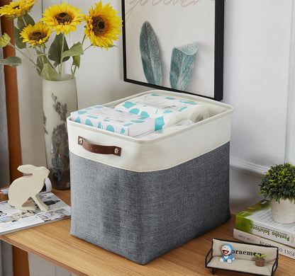 DECOMOMO Extra Large Storage Baskets 54.5L Fabric Storage Bins for Organizing Linen Closet, Toys