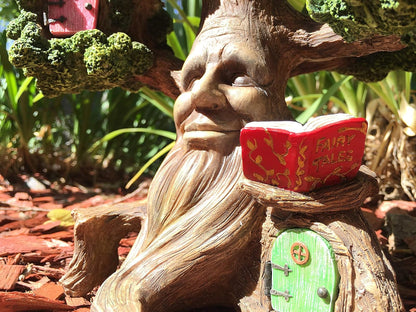 GlitZGlam Fairy Garden Enchanted Joshua's Miniature Tree (10.5 Inch Tall) for Fairies and Lawn