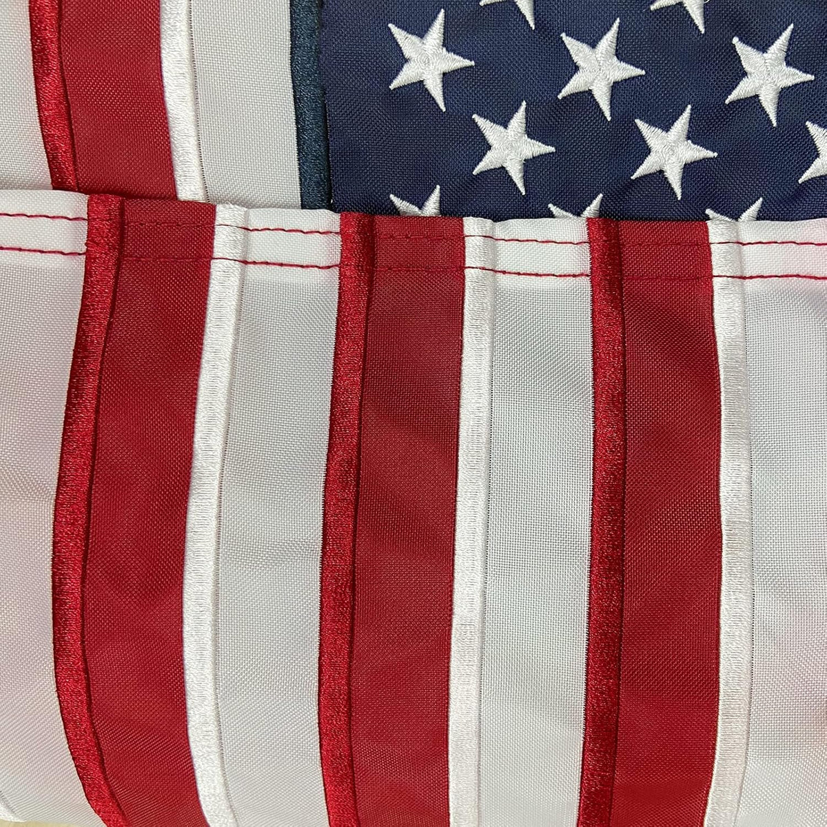 TOPFLAGS American Flag Garden Flag Embroidered Stars 12x18 Inch USA Small Flags for Yard US Flag