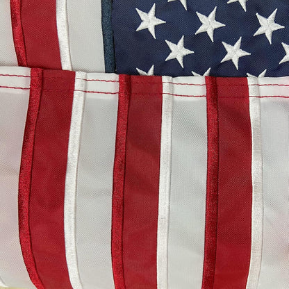 TOPFLAGS American Flag Garden Flag Embroidered Stars 12x18 Inch USA Small Flags for Yard US Flag