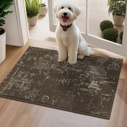 BEQHAUSE Dirt Trapper Door Mat 20"x32" Non-Slip Door Mats Washable Entryway Rugs Stain Resistant