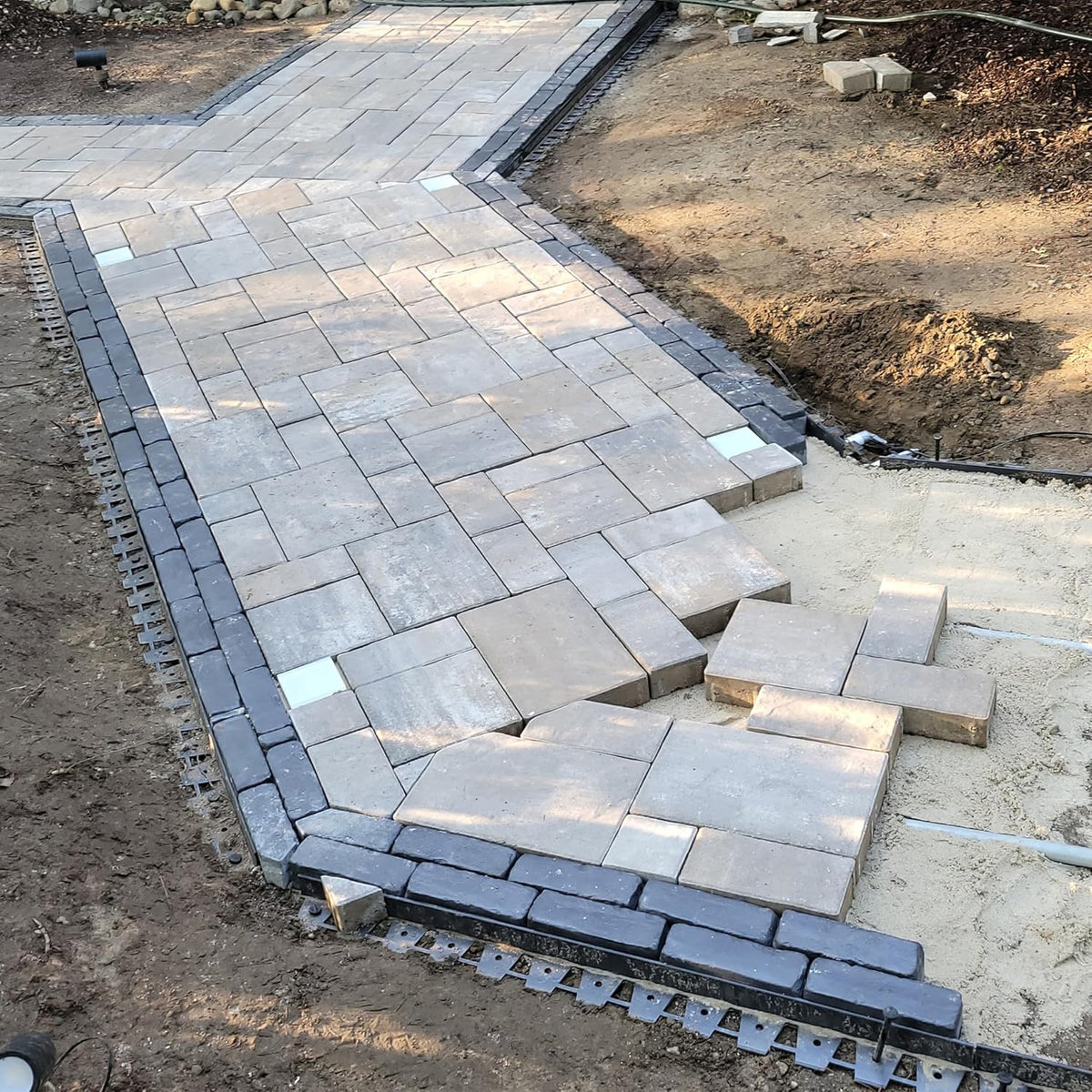 Paver Light 4×4 Inch (3.93 X 3.93 inch), Warm White 2700K Glare-Free Illumination for Driveways