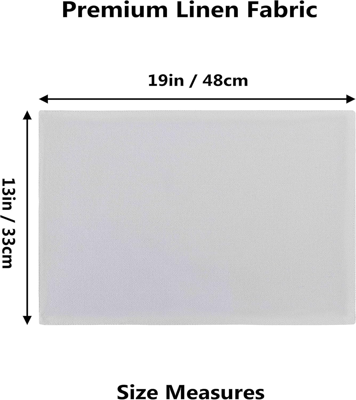 Home Brilliant White Placemats Set of 8 Cloth Placemat Decorations Heat Resistant Washable Place
