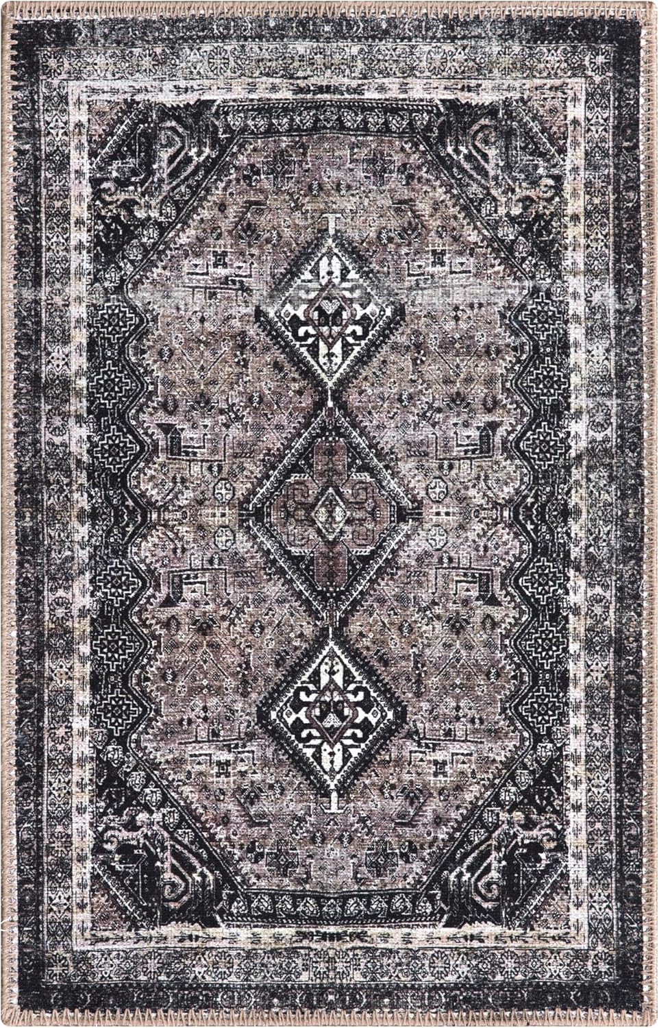 Keen Home Design 2x3 Rug - Machine Washable Entry Rug with Non-Slip Backing, Ideal for Enteryway