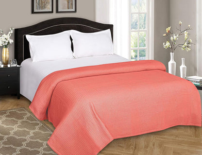 BELIZZI HOME 100% Cotton Bed Blanket, Breathable Bed Blanket Full Queen Size, Cotton Thermal