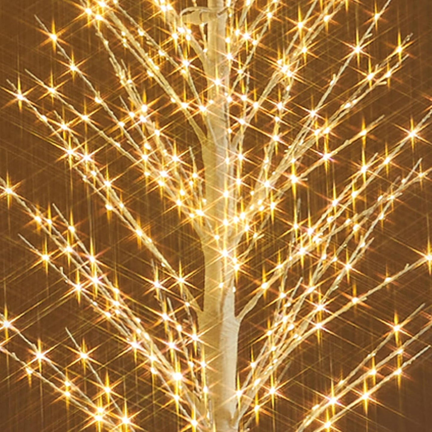 Fudios Lighted White Tree Willow 4FT 450 LED Fairy Lights, Christmas Artificial Tree Lights Plug in