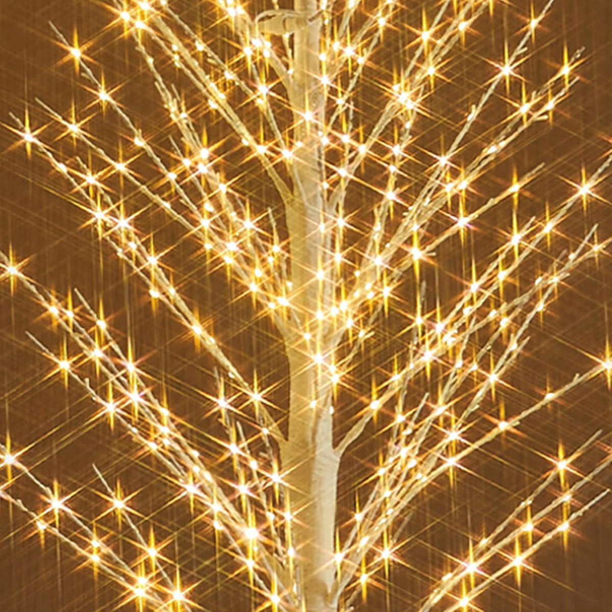Fudios Lighted White Tree Willow 4FT 450 LED Fairy Lights, Christmas Artificial Tree Lights Plug in