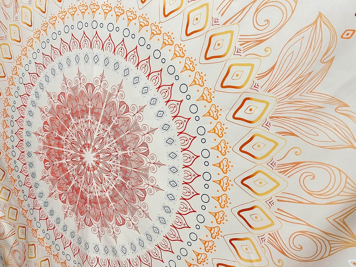 Damanse Floral Tapestry Wall Hanging Cute,Boho Wall Tapestry for Bedroom Aesthetic,Mandala Living