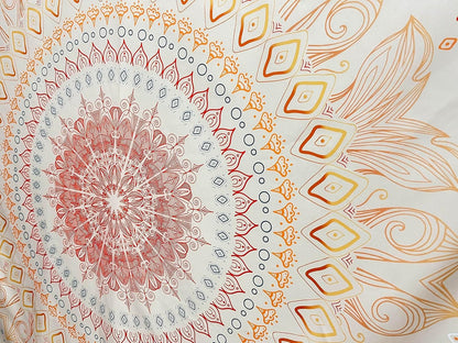 Damanse Floral Tapestry Wall Hanging Cute,Boho Wall Tapestry for Bedroom Aesthetic,Mandala Living