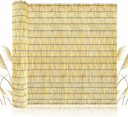 ZNCMRR Bamboo Fencing Decorative Natural Reed Fencing Rolls Bamboo Fence 4 Feet High Privacy Screen