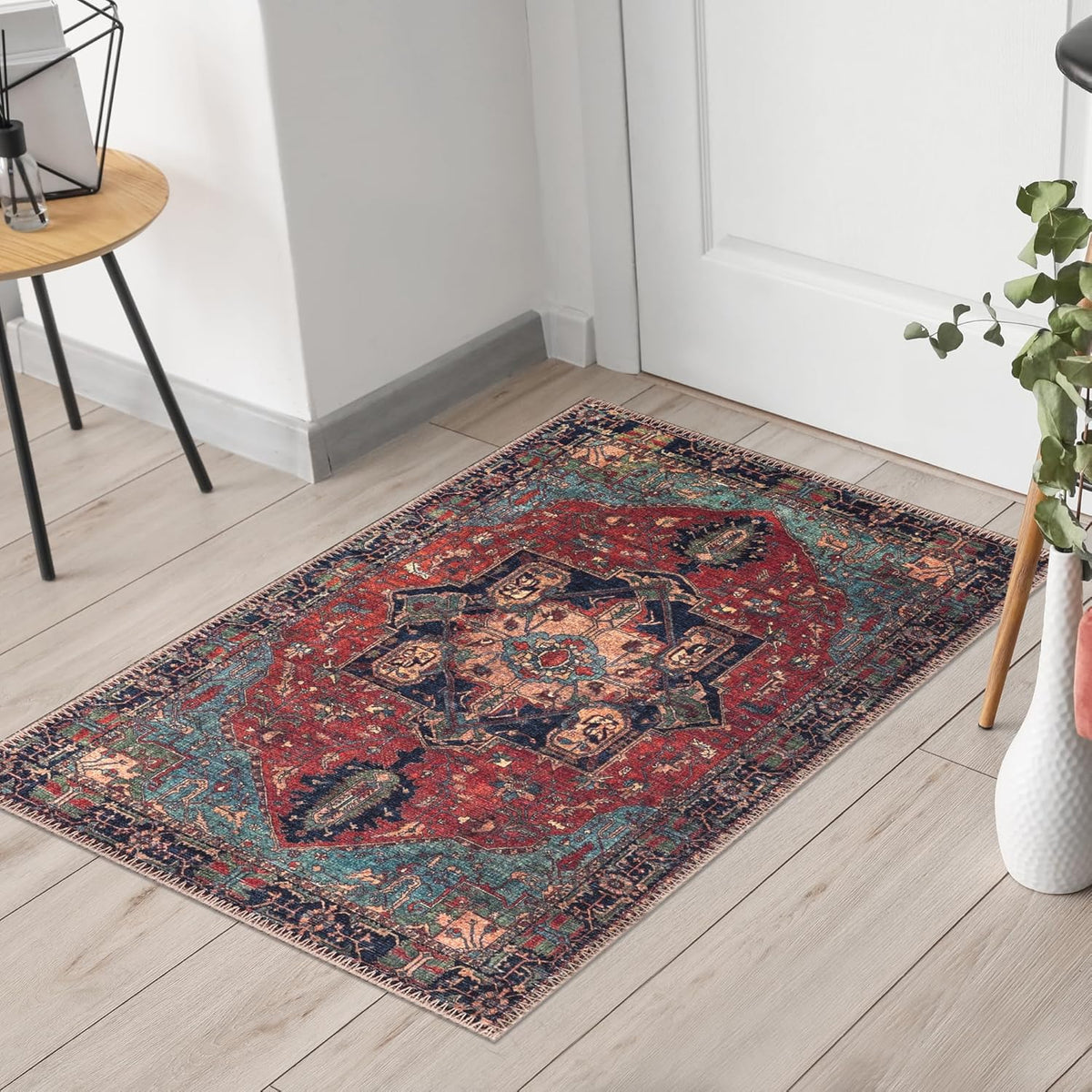 Keen Home Design 2x3 Rug - Machine Washable Entry Rug with Non-Slip Backing, Ideal for Enteryway