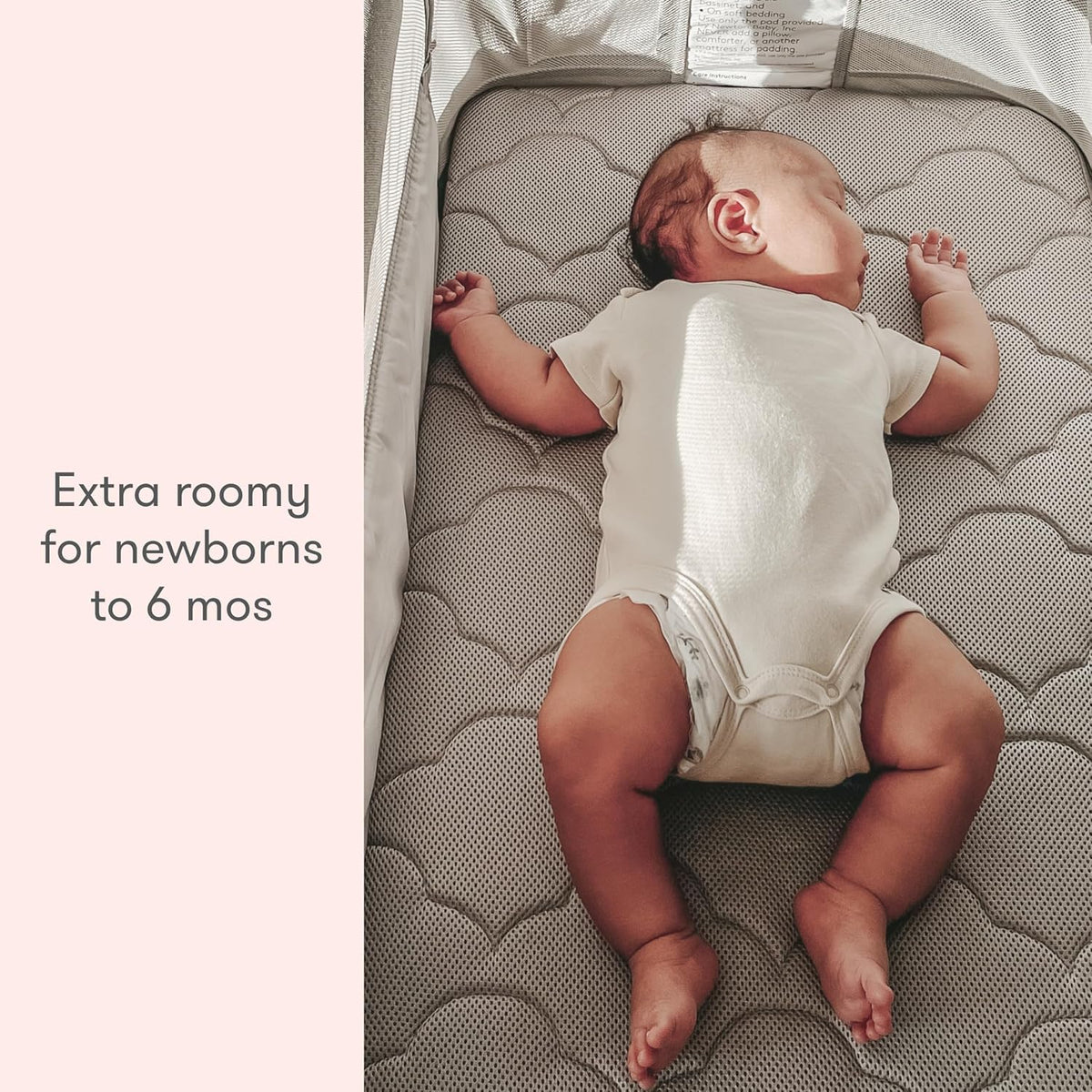 Newton Baby Bassinet & Bedside Sleeper with Mattress & Sheet - Ultra-Breathable & Completely