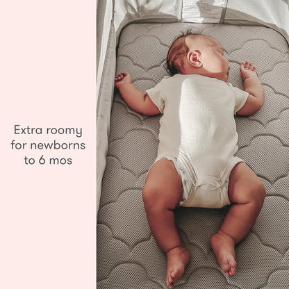 Newton Baby Bassinet & Bedside Sleeper with Mattress & Sheet - Ultra-Breathable & Completely