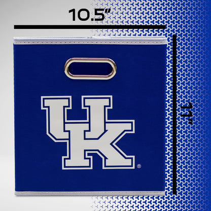 Franklin Sports NCAA Storage Bin - Cube Organizer - Kentucky
