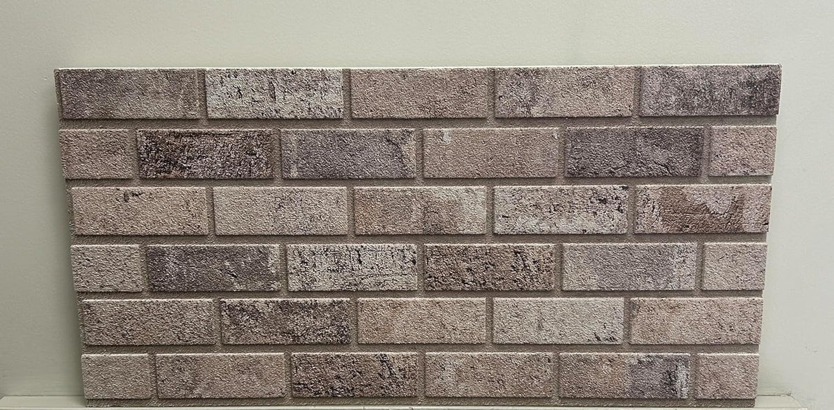 Dundee Deco 3D Wall Panels Faux Brick - Cladding Red Brown Grey Stone Look Wall Paneling