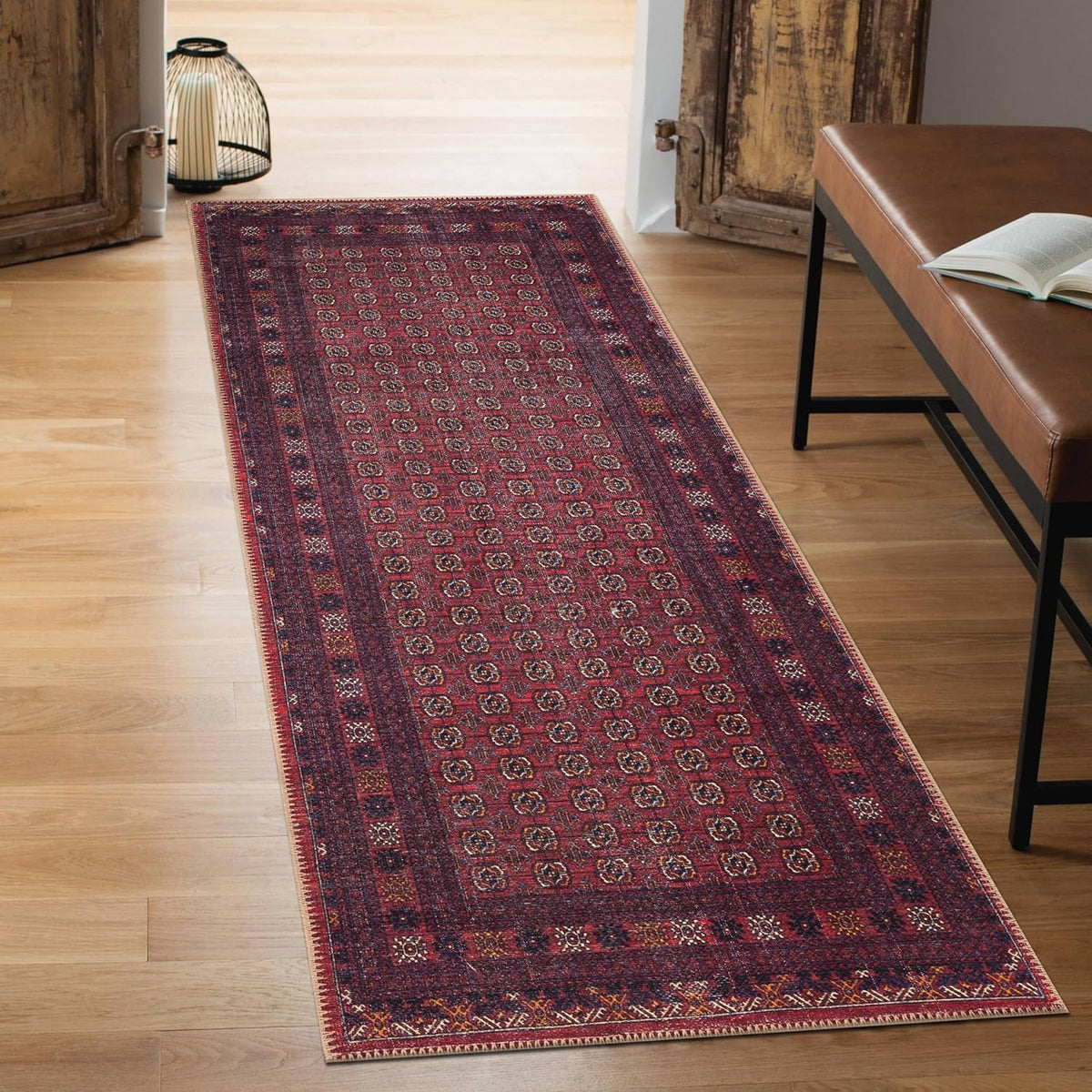 Keen Home Design 2x10 Rug - Machine Washable Runner with Non-Slip Backing, Ideal for Hallway