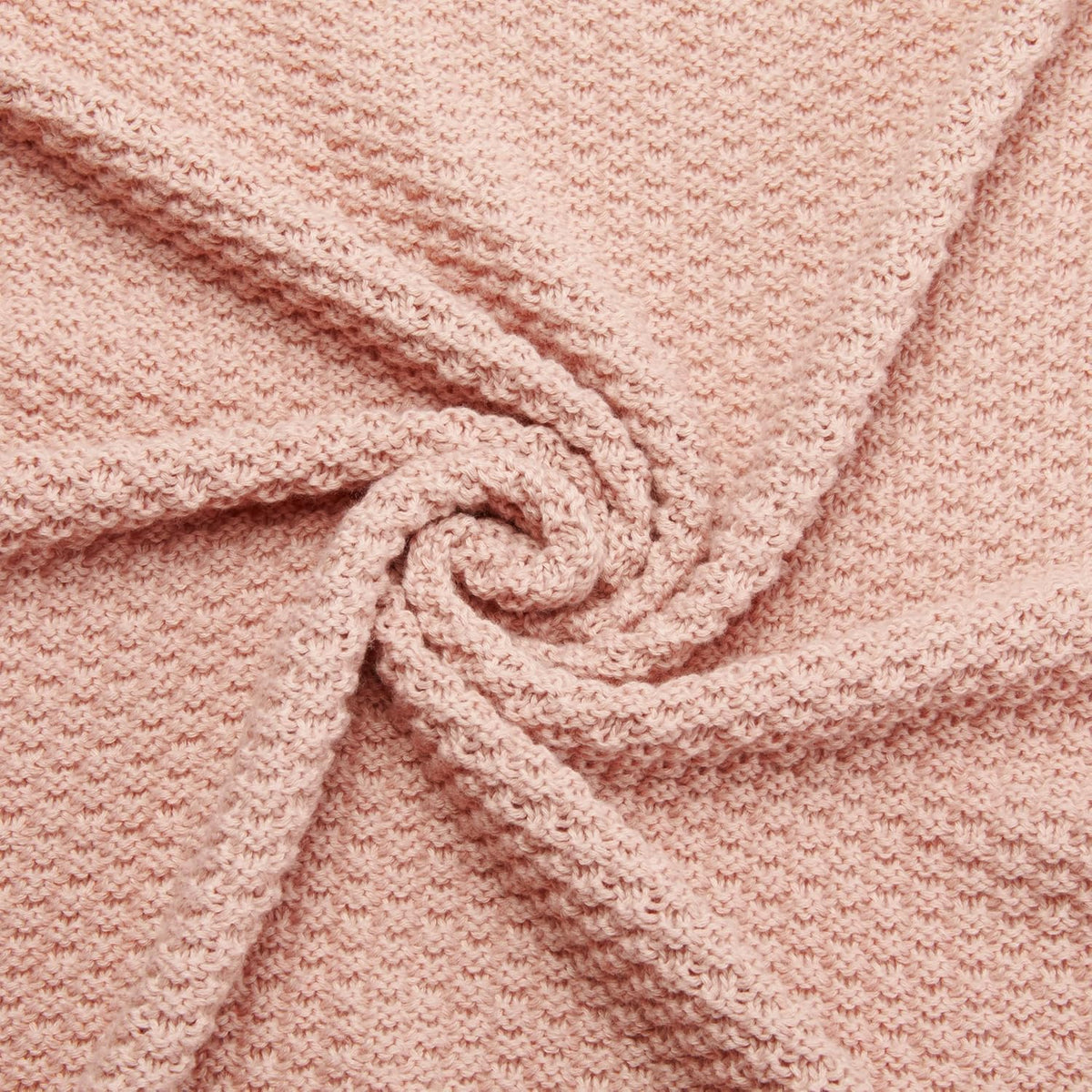 Amazon Basics Chunky Cable Knit Throw Blanket for Couch, Sofa, Bed, Lightweight Soft Cozy, Dusty
