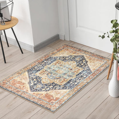 Keen Home Design 2x3 Rug - Machine Washable Entry Rug with Non-Slip Backing, Ideal for Enteryway