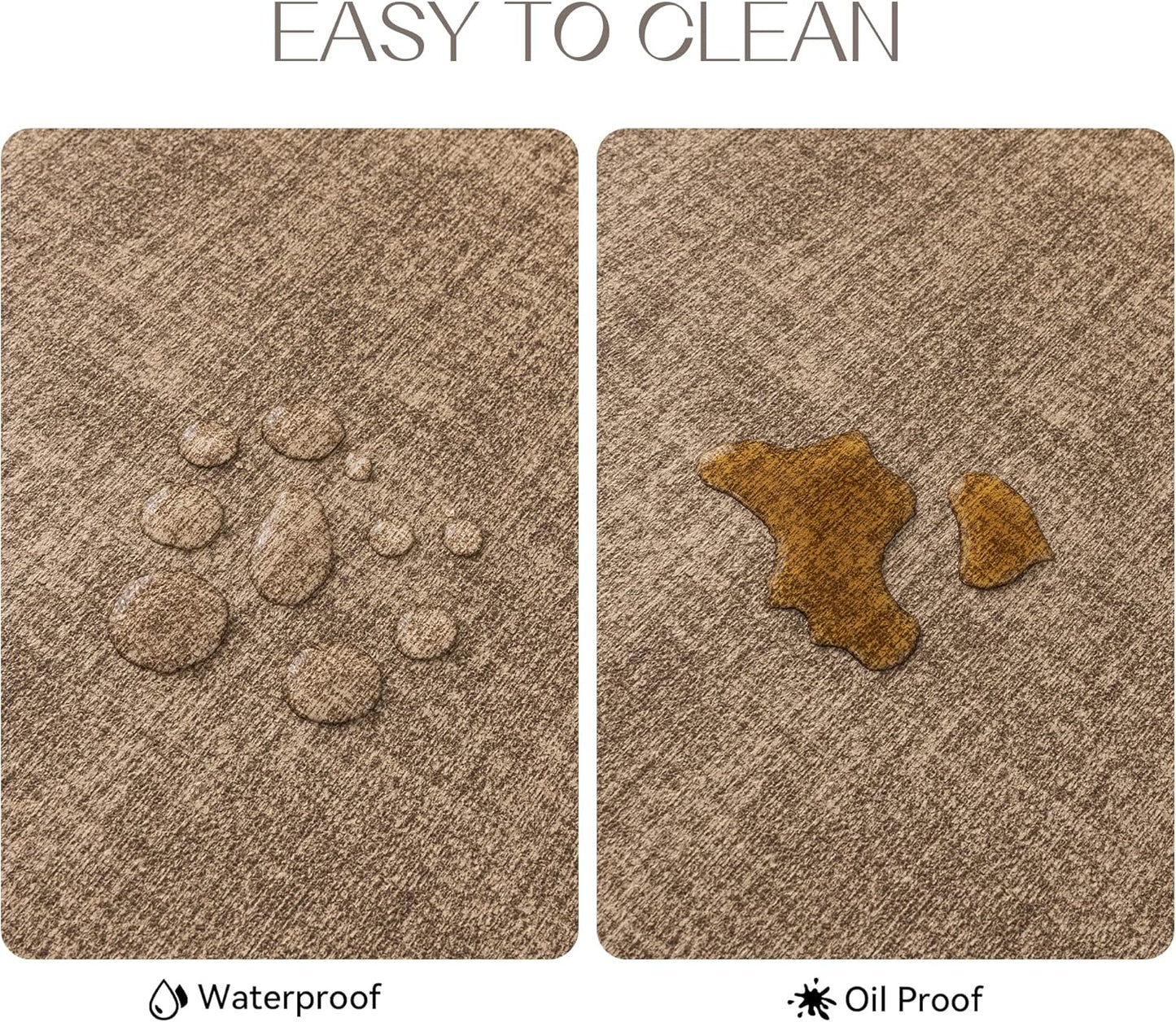 Romanstile Vinyl Placemats Set of 4-12 X 18 Inch - Heat Resistant Place Mats 100% Waterproof