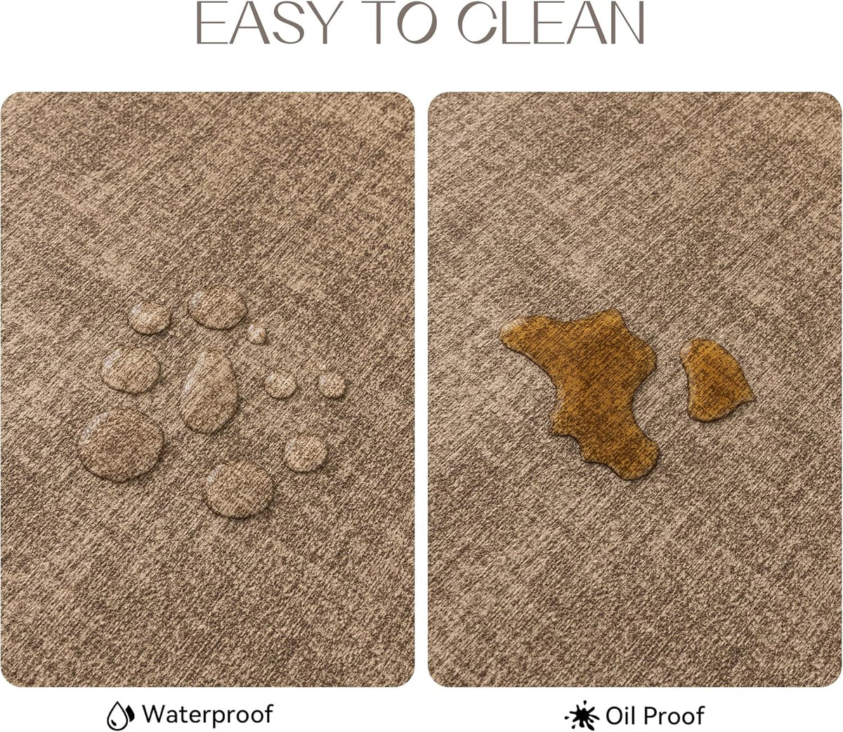 Romanstile Vinyl Placemats Set of 6-12 X 18 Inch - Heat Resistant Place Mats 100% Waterproof