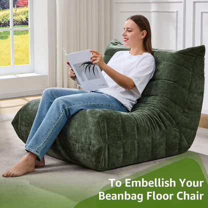 Bean Bag Chairs for Adults Giant Bean Bag Chair Memory Foam BeanBag Chair Big Bean Bag Sofa with