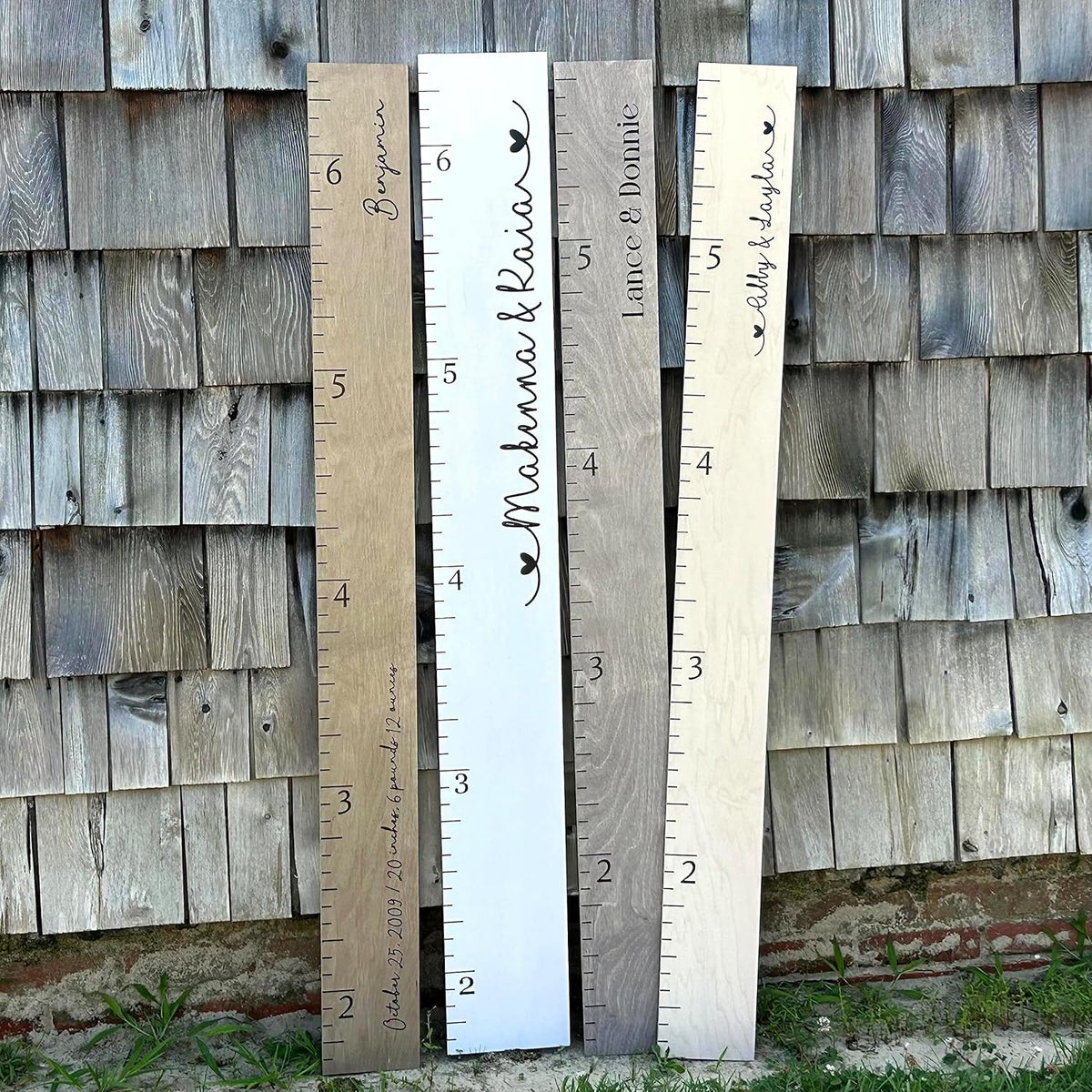 Personalized Growth Chart for Wall - Kids Height Ruler, Wooden Growth Chart for Kids, Wall Ruler