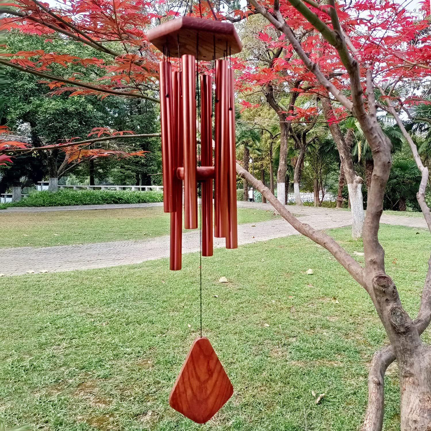 Wind Chimes for Outside, Wind Chimes Outdoor, Windchimes with 6 Tubes for Wedding,Mother's Day and