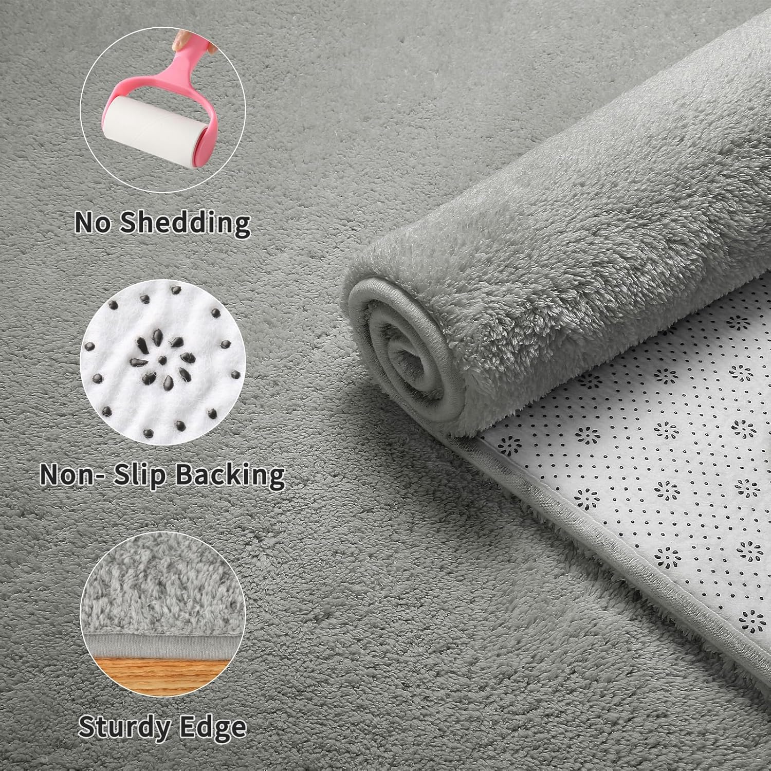 Sour Lemon 9x12 Area Rugs for Living Room, Soft Large Area Rug Fluffy Rugs for Bedroom，Machine