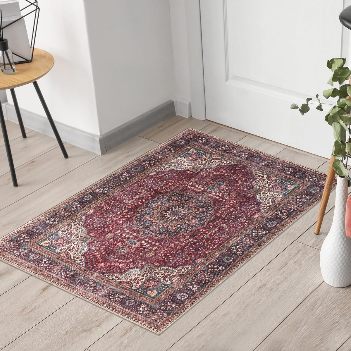 Keen Home Design 2x3 Rug - Machine Washable Entry Rug with Non-Slip Backing, Ideal for Enteryway