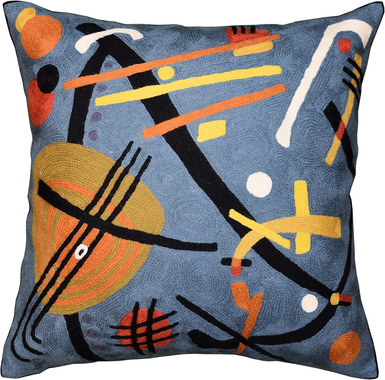 Kandinsky Modern Throw Pillow Cover - Escape | Abstract Pillow | Modern Couch Pillow | Contemporary